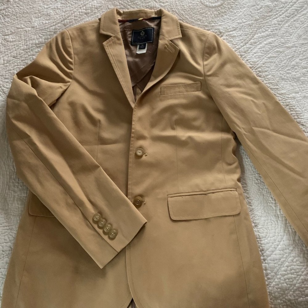 Boys 14 Crewcuts Khaki Blazer